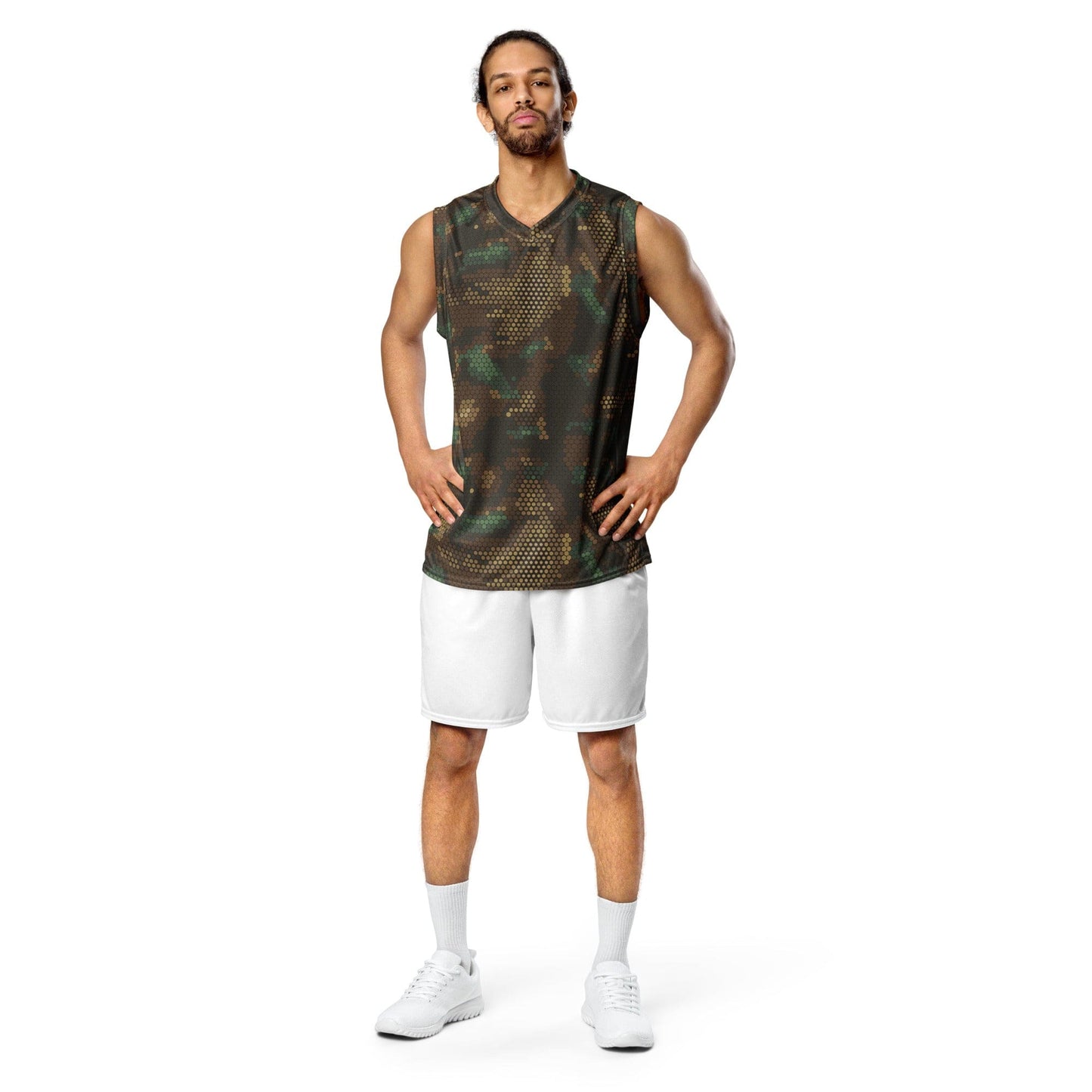 Multi-terrain Dot CAMO unisex basketball jersey - Unisex Basketball Jersey