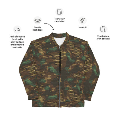 Multi-terrain Dot CAMO Unisex Bomber Jacket