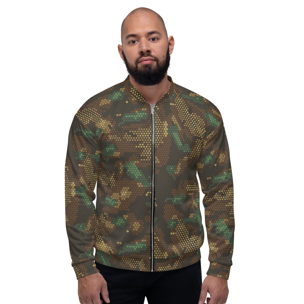 Multi-terrain Dot CAMO Unisex Bomber Jacket