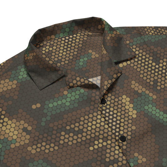 Multi-terrain Dot CAMO Unisex button shirt - Button Shirts