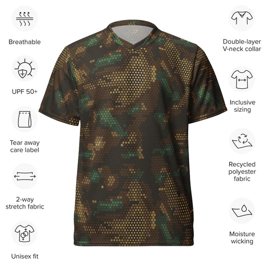 Multi-terrain Dot CAMO unisex sports jersey - Sports Jerseys