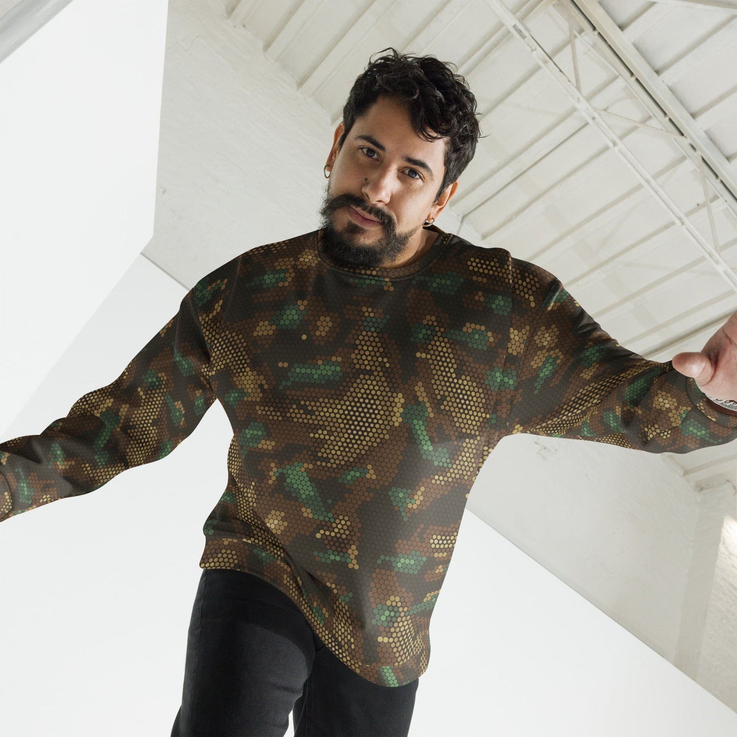 Multi-terrain Dot CAMO Unisex Sweatshirt