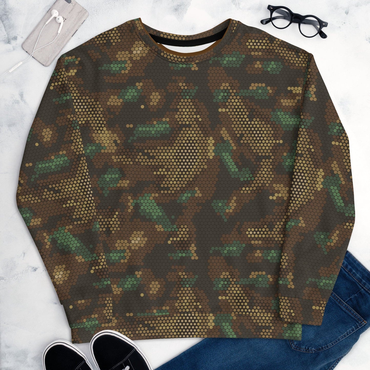 Multi-terrain Dot CAMO Unisex Sweatshirt