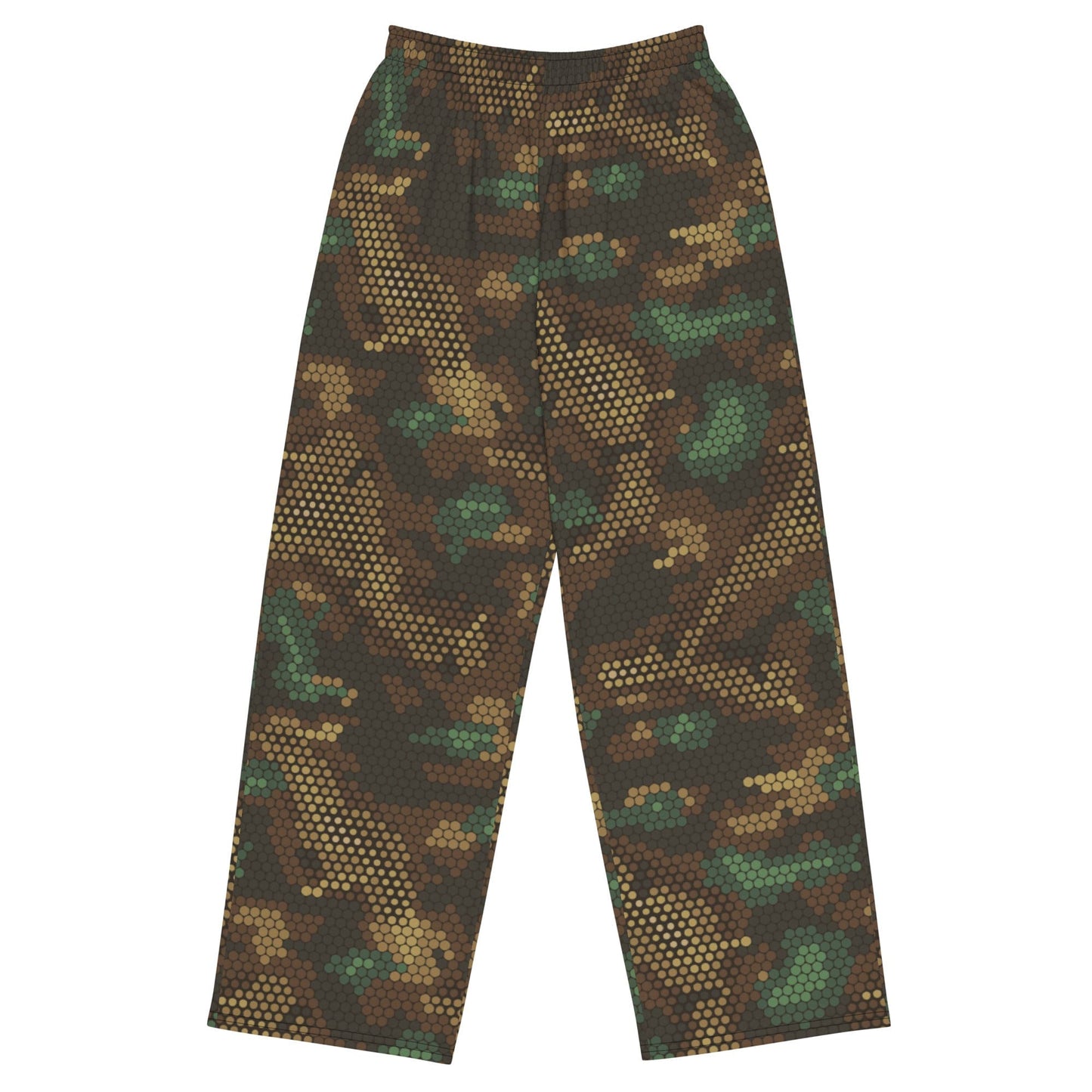 Multi-terrain Dot CAMO unisex wide-leg pants - 2XS - Unisex Wide-Leg Pants