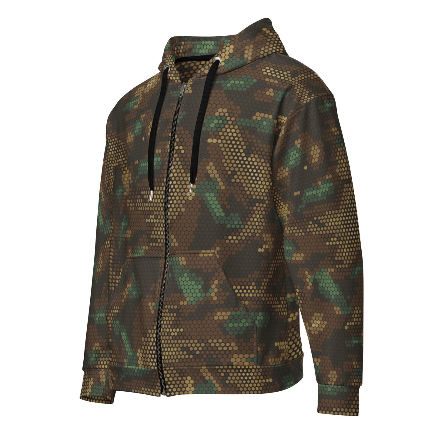 Multi-terrain Dot CAMO Unisex Zip Hoodie