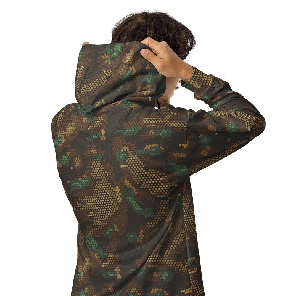 Multi-terrain Dot CAMO Unisex zip hoodie - Zip Hoodie