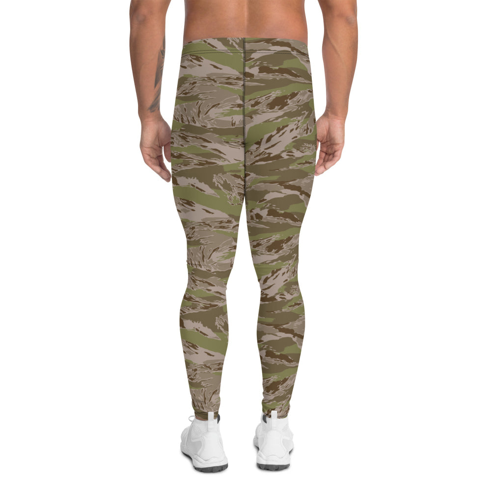 Multi-terrain Tiger Stripe Arid CAMO Men’s Leggings - Mens