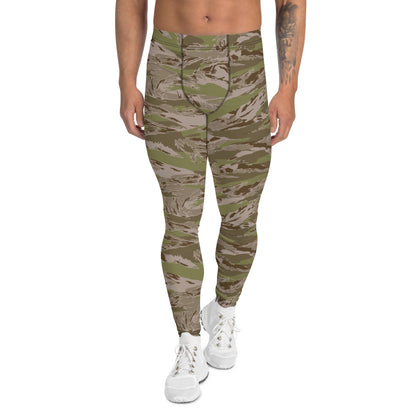 Multi-terrain Tiger Stripe Arid CAMO Men’s Leggings - XS - Mens