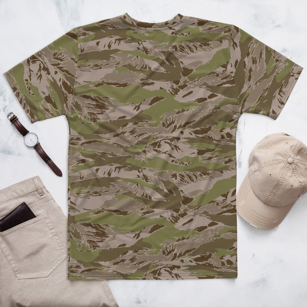 Multi-terrain Tiger Stripe Arid CAMO Men’s t-shirt - Mens T-Shirt