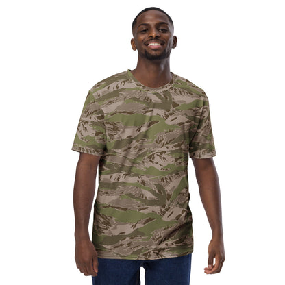 Multi-terrain Tiger Stripe Arid CAMO Men’s t-shirt - Mens T-Shirt