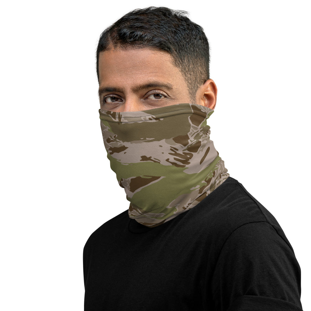 Multi-terrain Tiger Stripe Arid CAMO Neck Gaiter