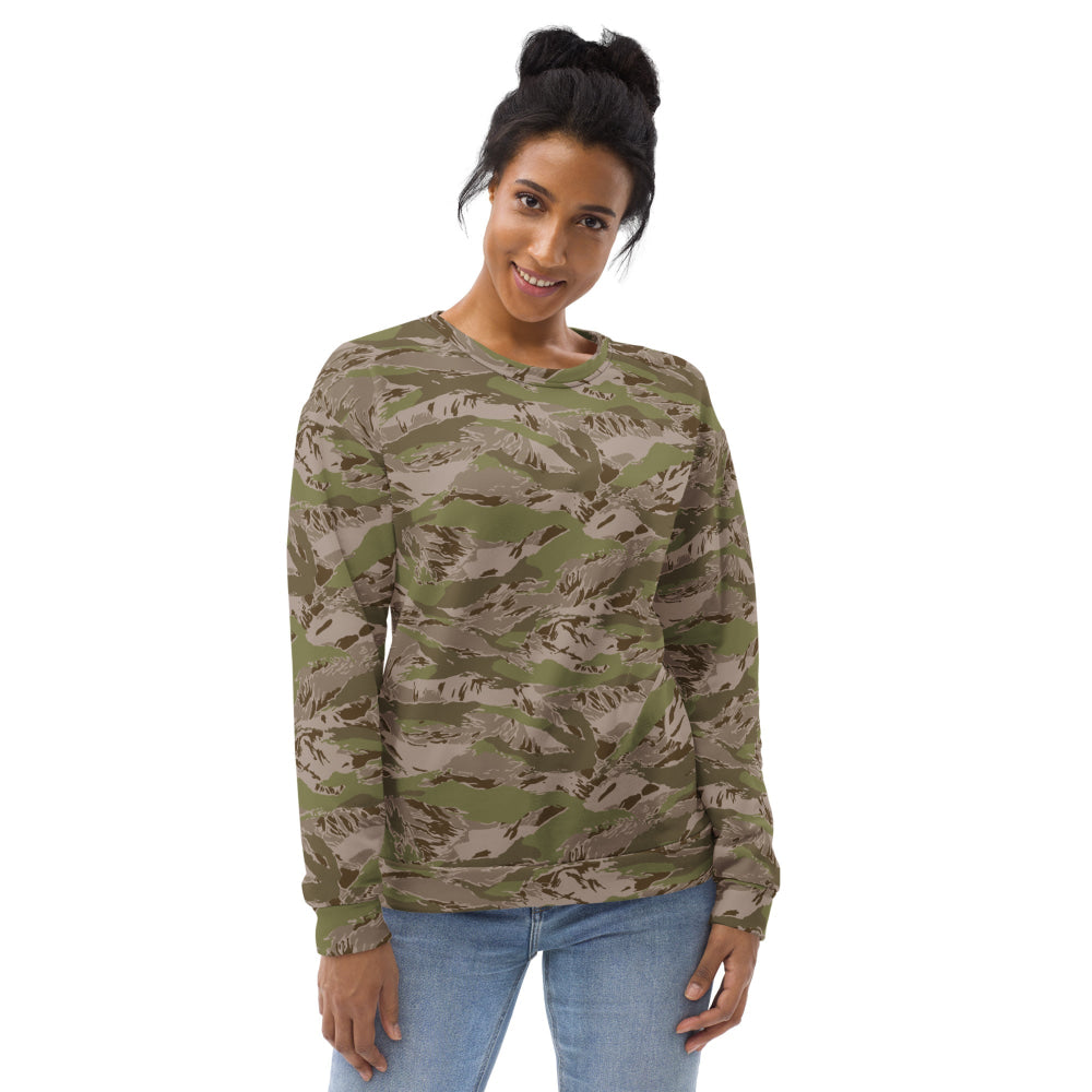 Multi-terrain Tiger Stripe Arid CAMO Unisex Sweatshirt