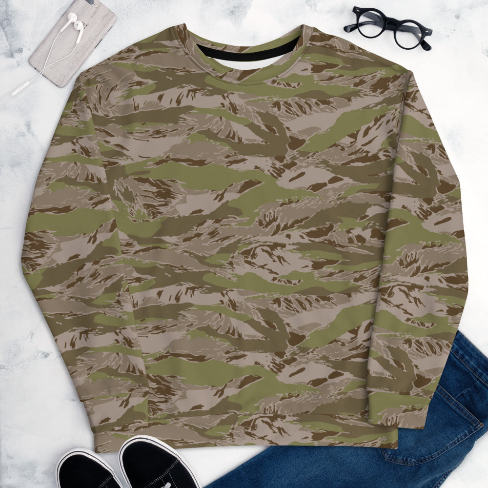 Multi-terrain Tiger Stripe Arid CAMO Unisex Sweatshirt