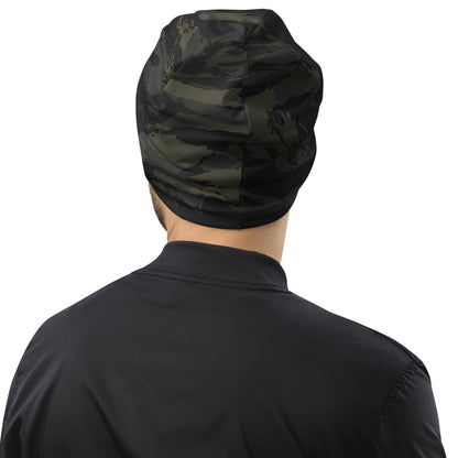 Multi-terrain Tiger Stripe Black CAMO Beanie