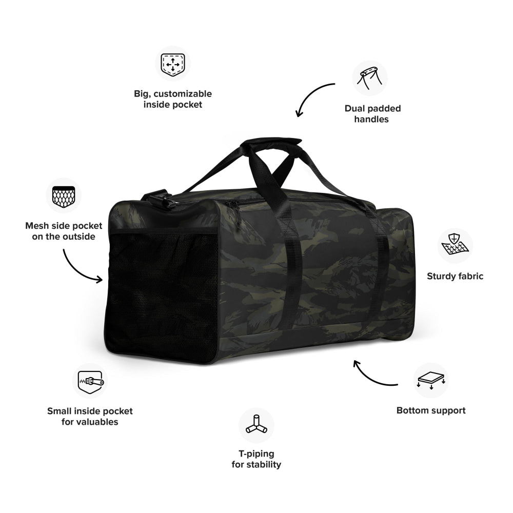 Multi-terrain Tiger Stripe Black CAMO Duffle bag - Bag