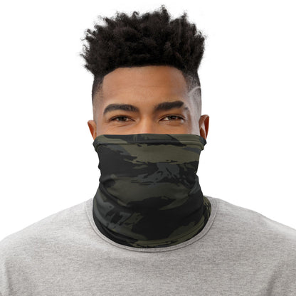 Multi-terrain Tiger Stripe Black CAMO Neck Gaiter