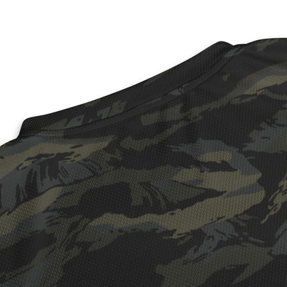 Multi-terrain Tiger Stripe Black CAMO unisex sports jersey - Unisex Sports Jersey