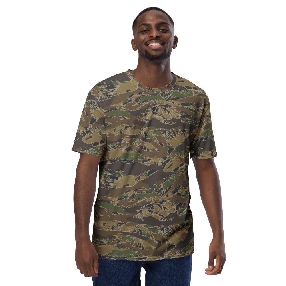 Multi-terrain Tiger Stripe CAMO Men’s t-shirt - Mens T-Shirt