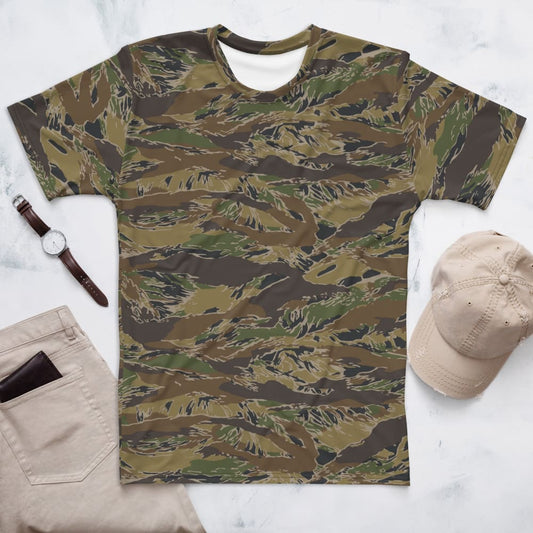 Multi-terrain Tiger Stripe CAMO Men’s t-shirt - XS