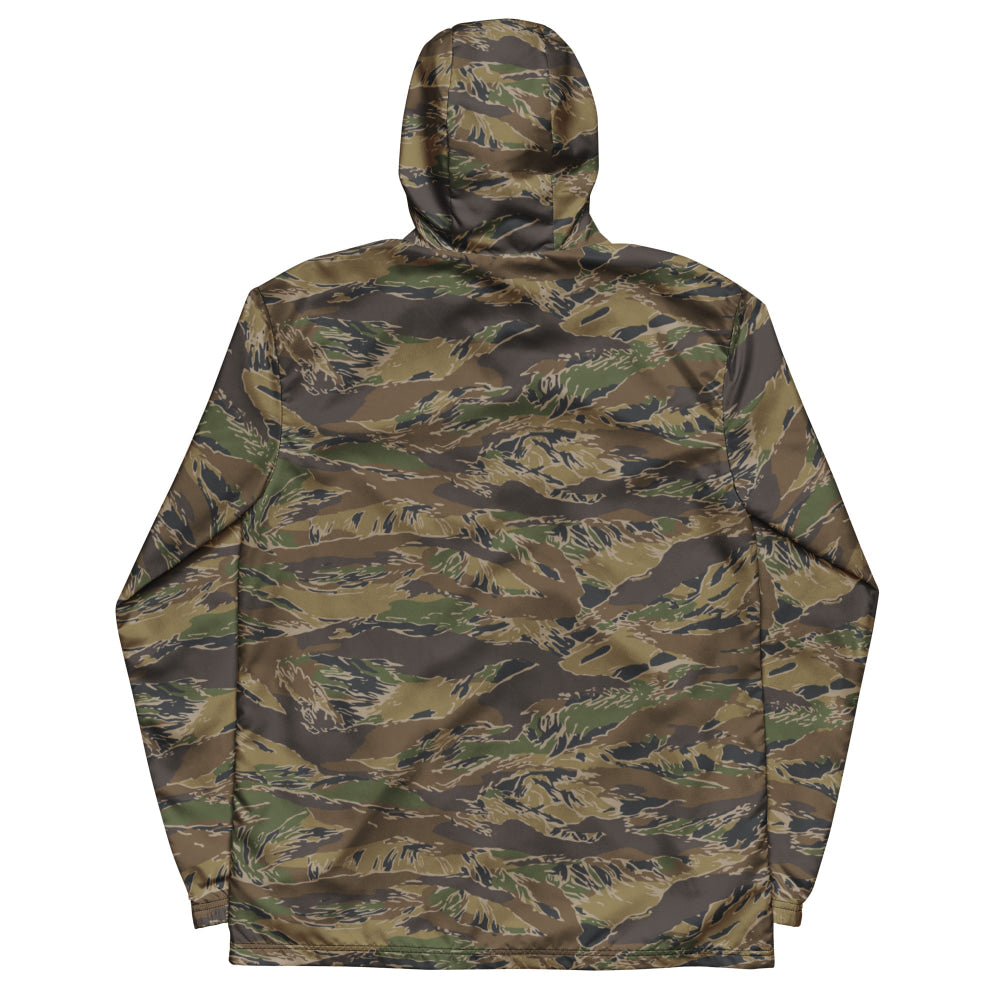 Multi-terrain Tiger Stripe CAMO Men’s windbreaker - Mens Windbreaker