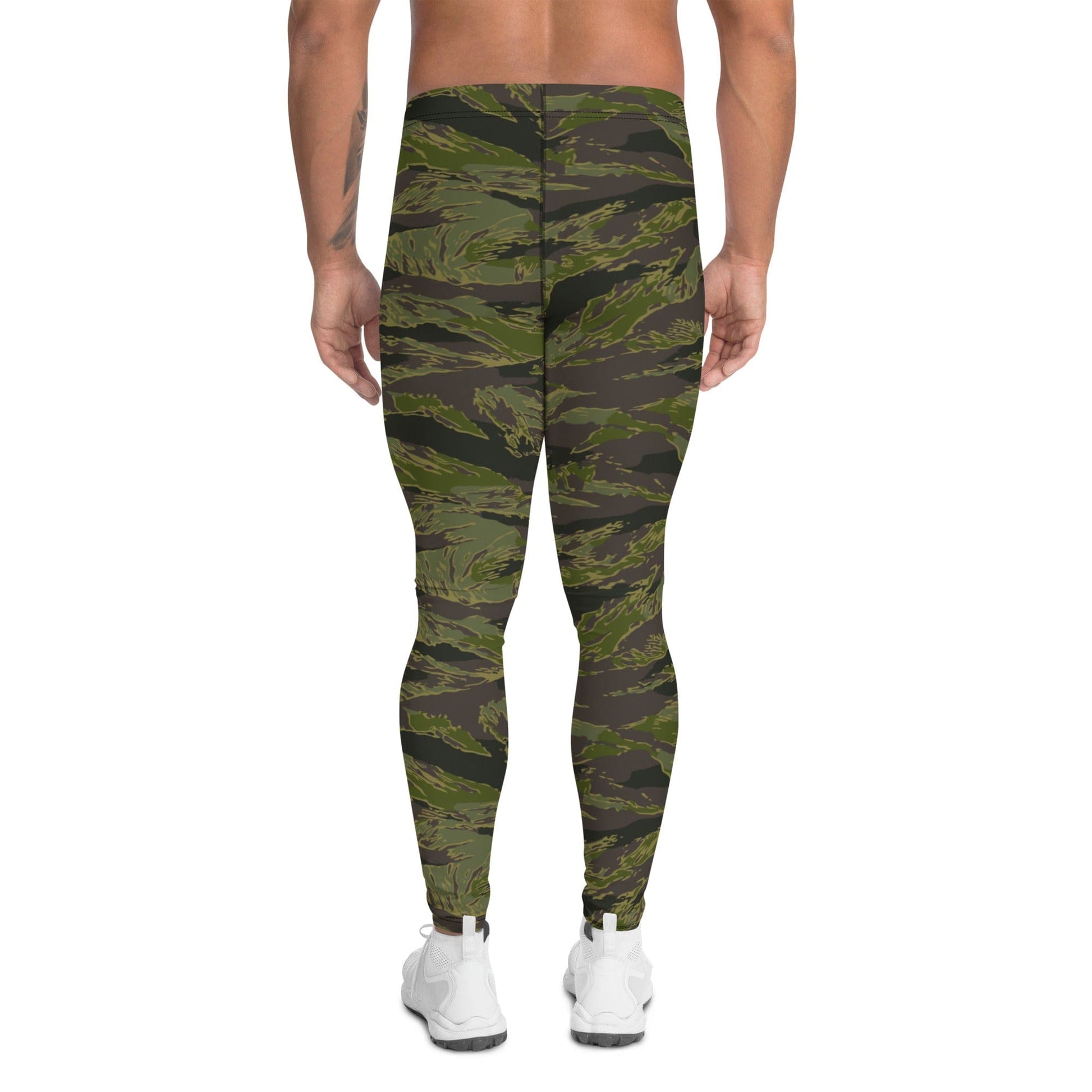 Multi-terrain Tiger Stripe Tropical CAMO Men’s Leggings - Mens