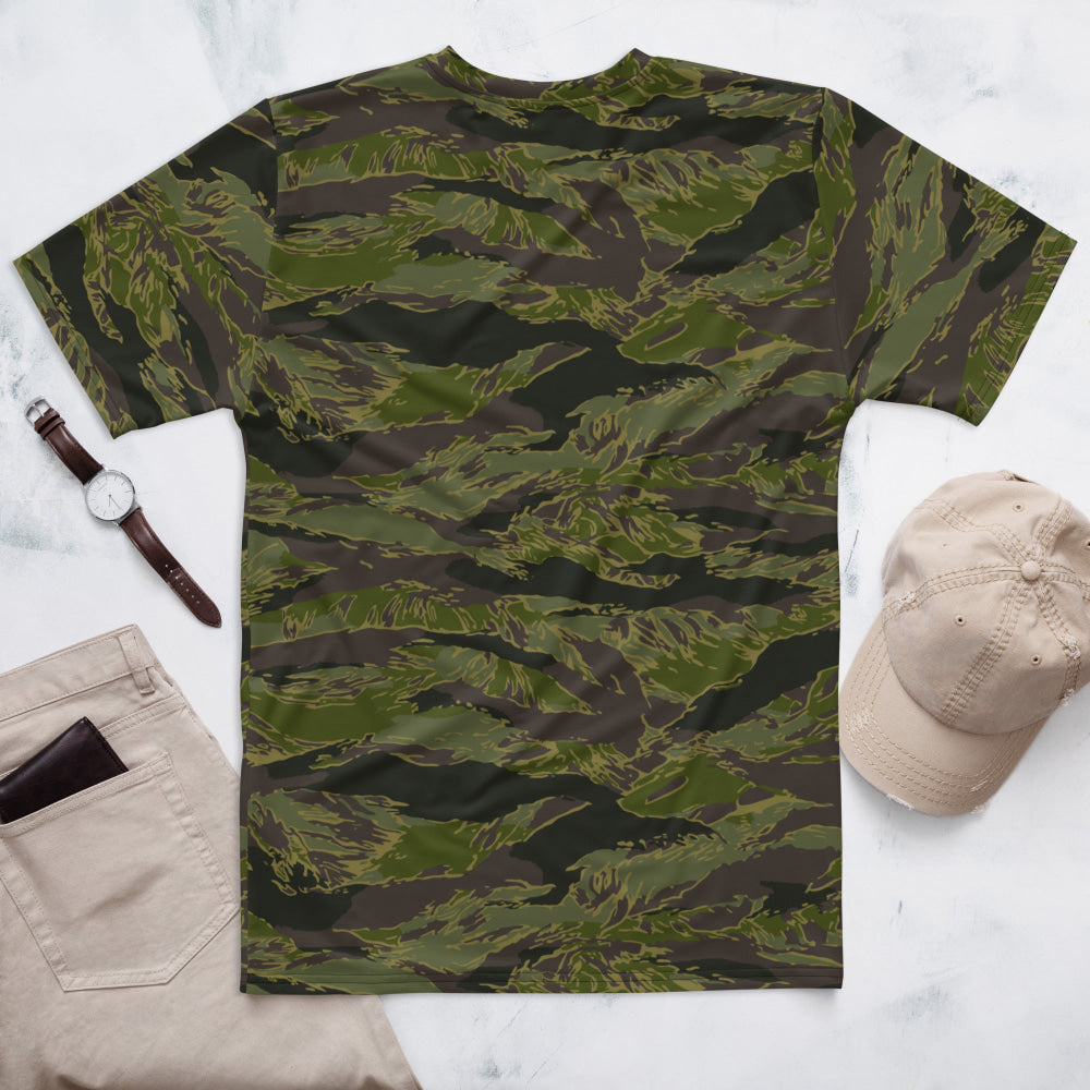 Multi-terrain Tiger Stripe Tropical CAMO Men’s t-shirt - Mens T-Shirt