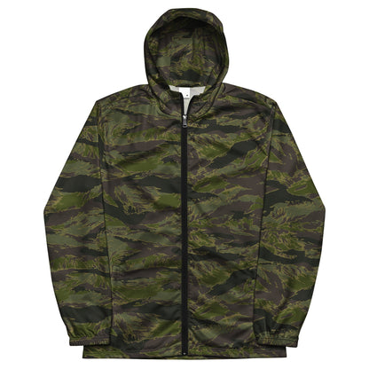 Multi-terrain Tiger Stripe Tropical CAMO Men’s windbreaker - Mens Windbreaker