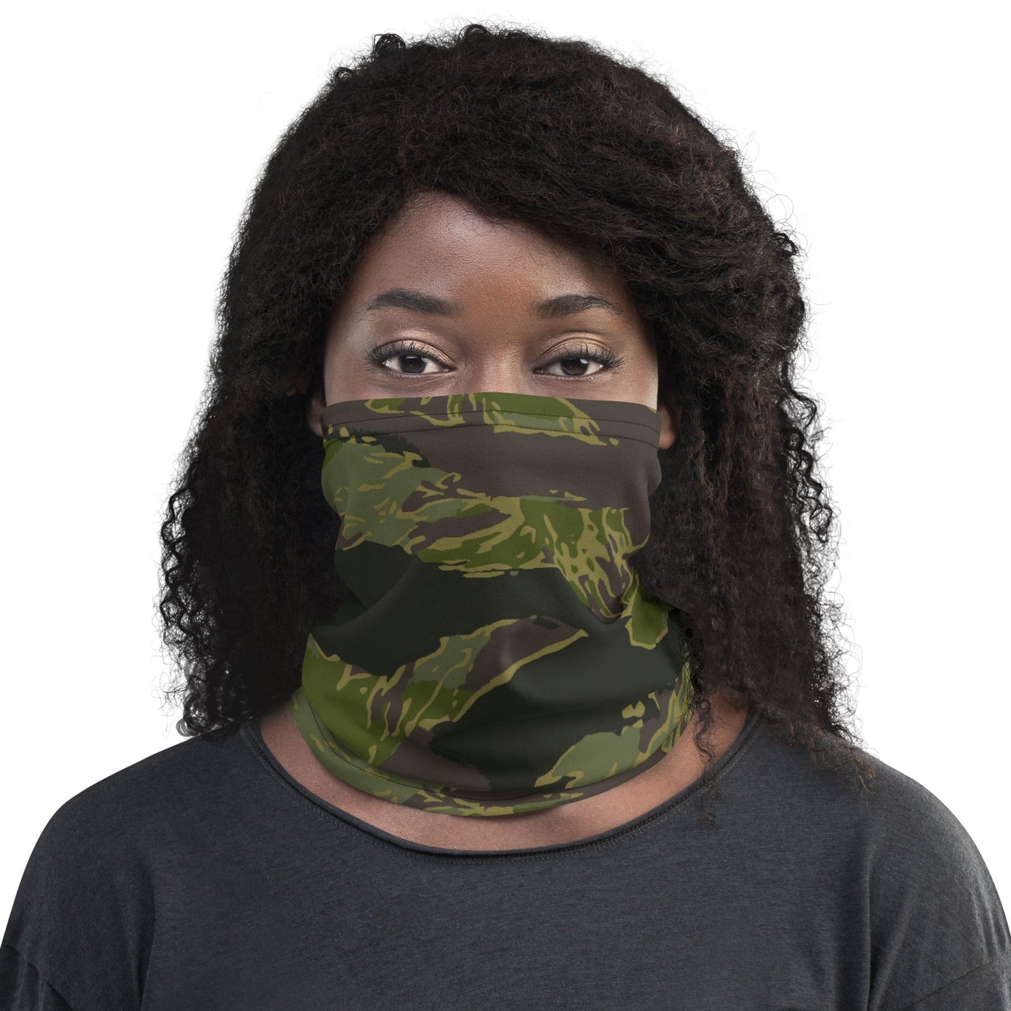 Multi-terrain Tiger Stripe Tropical CAMO Neck Gaiter