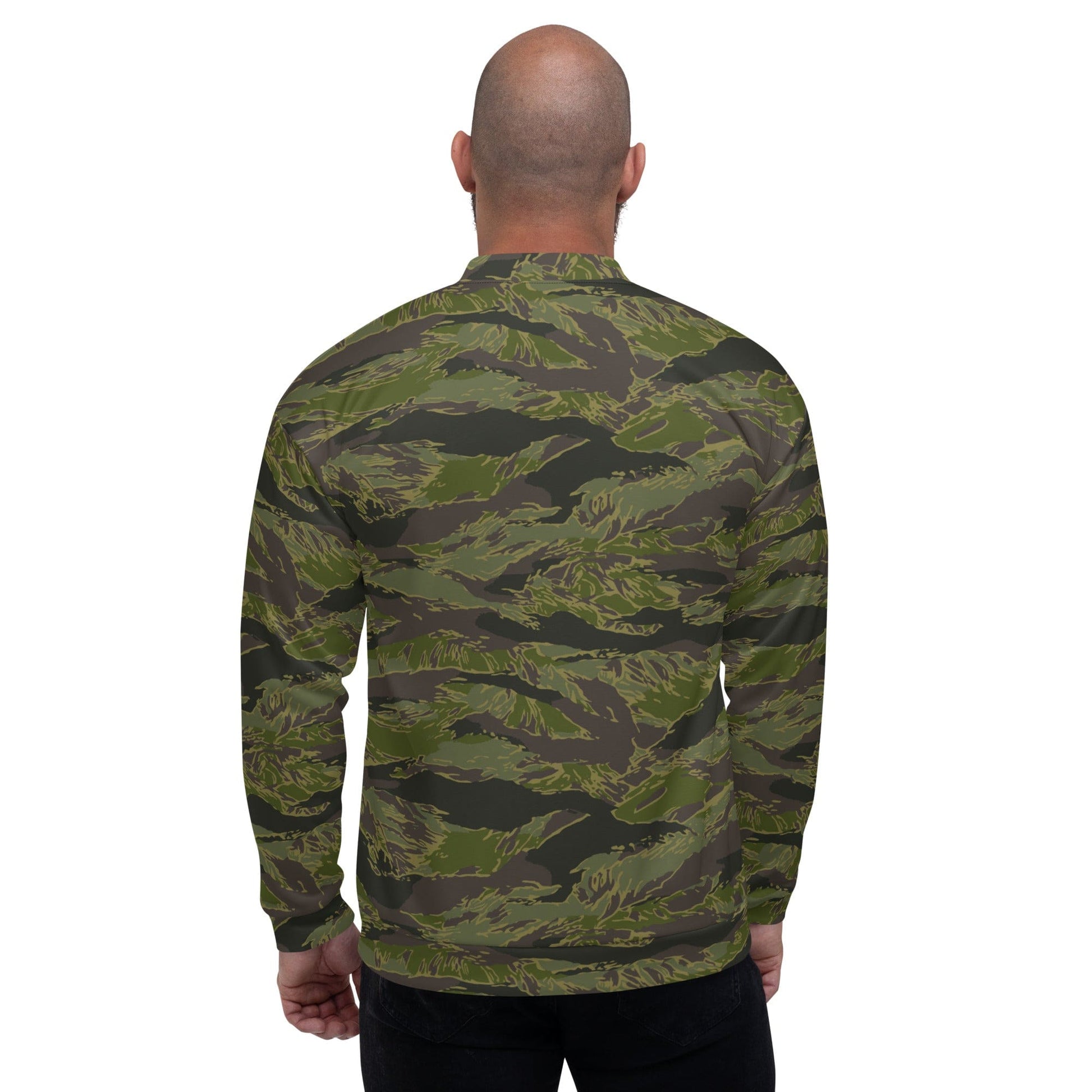 Multi-terrain Tiger Stripe Tropical CAMO Unisex Bomber Jacket