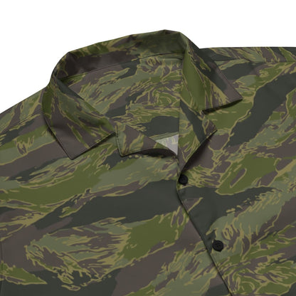 Multi-terrain Tiger Stripe Tropical CAMO Unisex button shirt