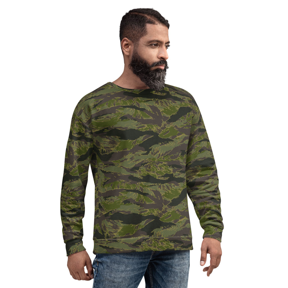 Multi-terrain Tiger Stripe Tropical CAMO Unisex Sweatshirt