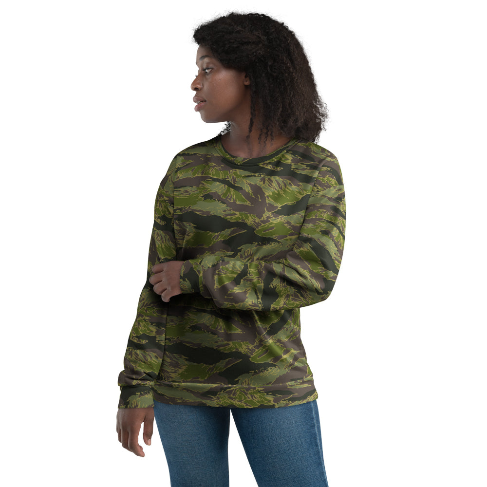 Multi-terrain Tiger Stripe Tropical CAMO Unisex Sweatshirt