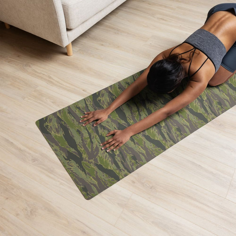 Multi-terrain Tiger Stripe Tropical CAMO Yoga mat