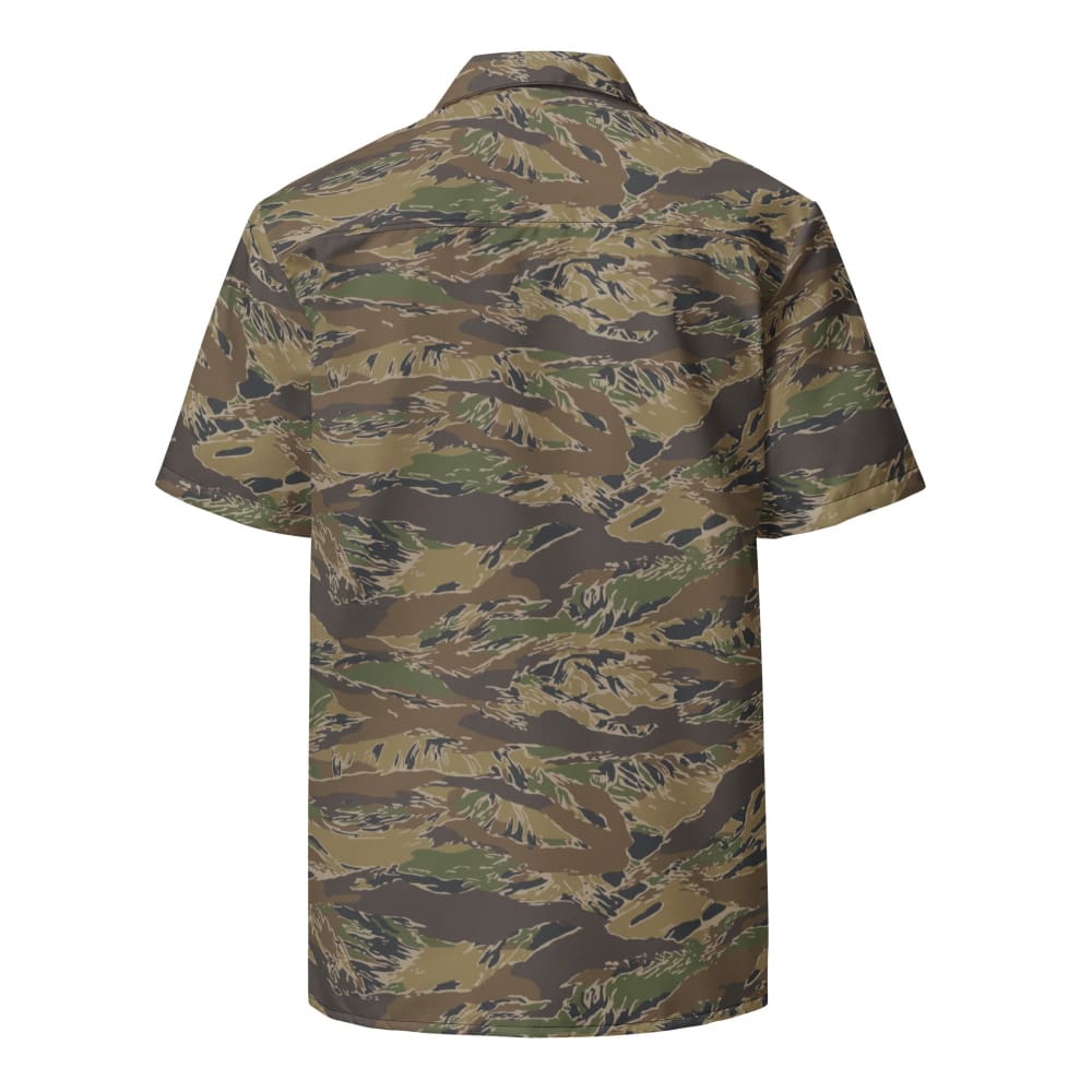 Multi-terrain Tiger Stripe CAMO Unisex button shirt