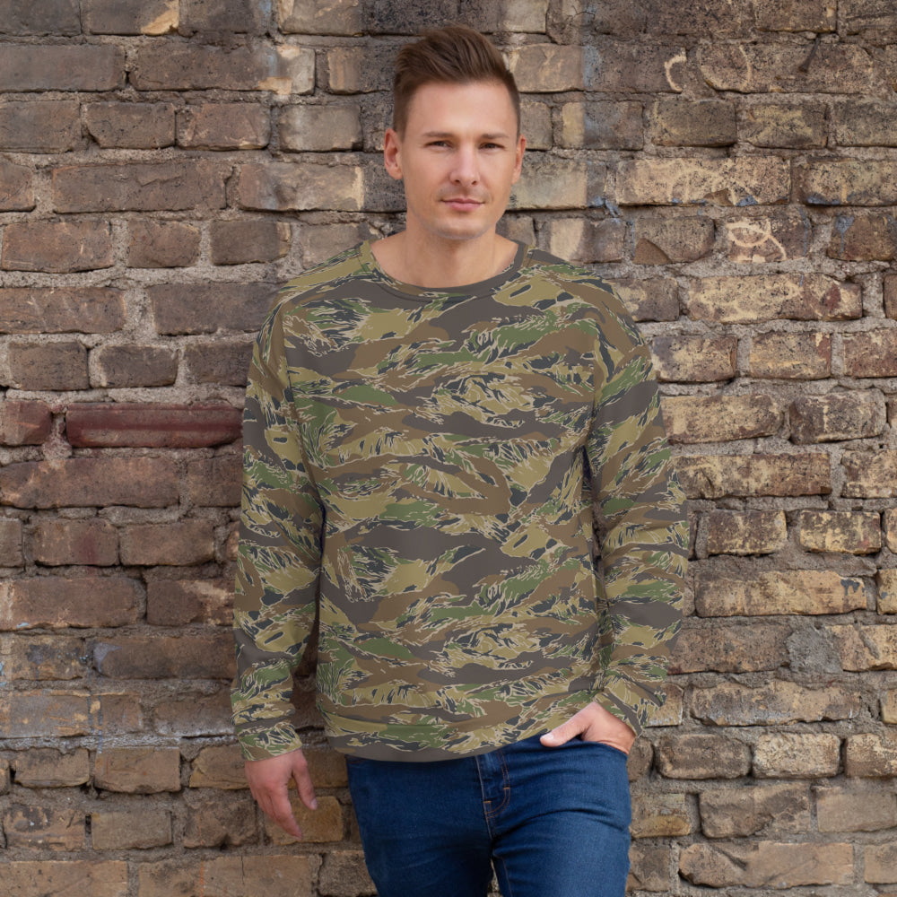 Multi-terrain Tiger Stripe CAMO Unisex Sweatshirt - XS