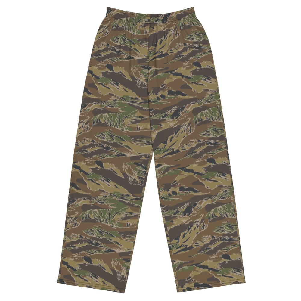 Multi-terrain Tiger Stripe CAMO unisex wide-leg pants