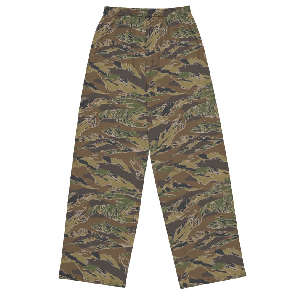 Multi-terrain Tiger Stripe CAMO unisex wide-leg pants