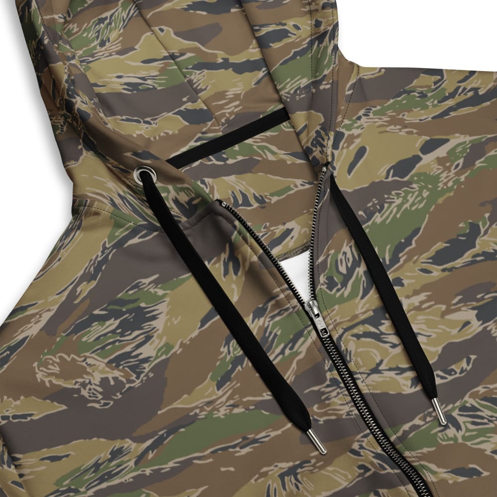 Multi-terrain Tiger Stripe CAMO Unisex zip hoodie