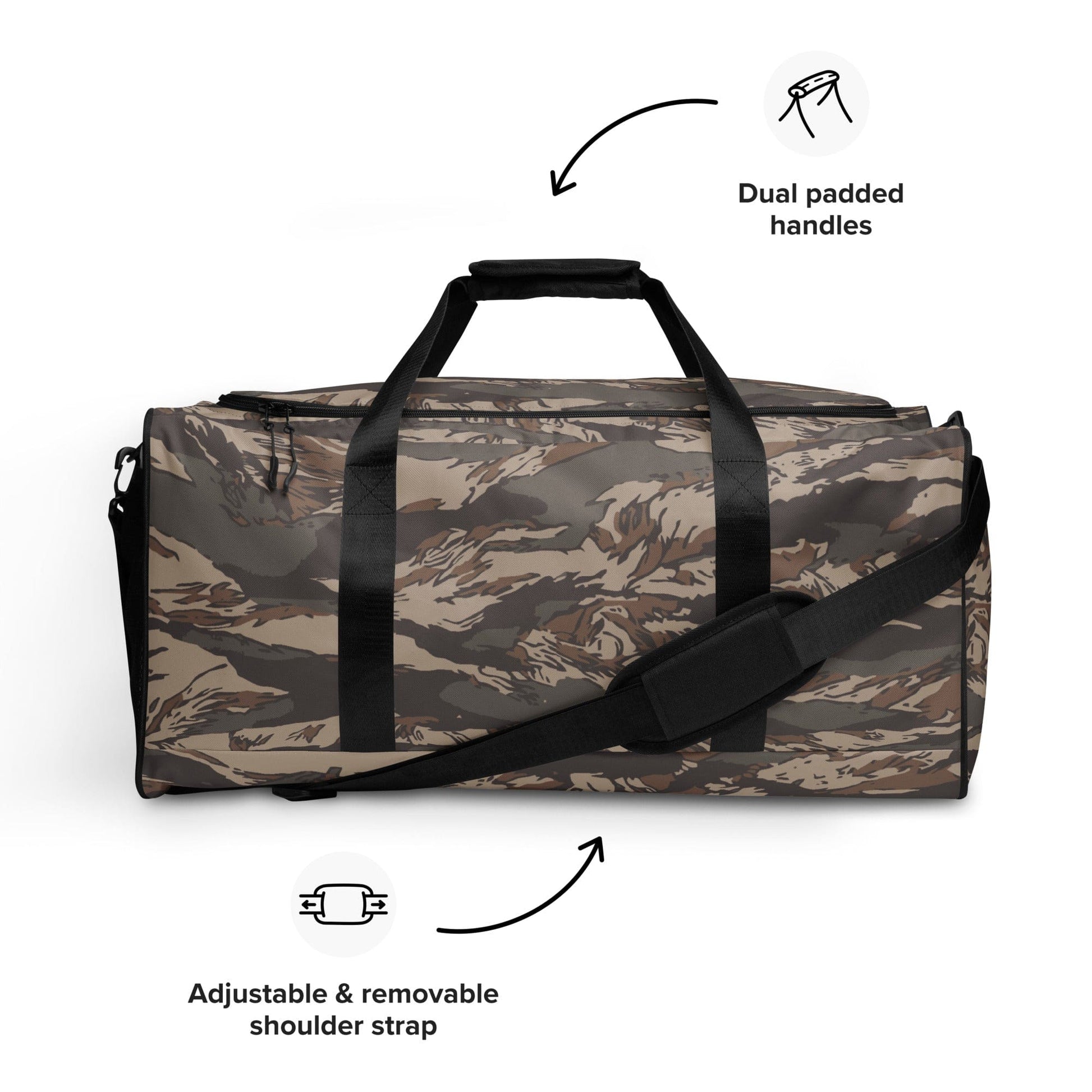 Multi-terrain Tiger Stripe Urban Rubble CAMO Duffle bag - Bag