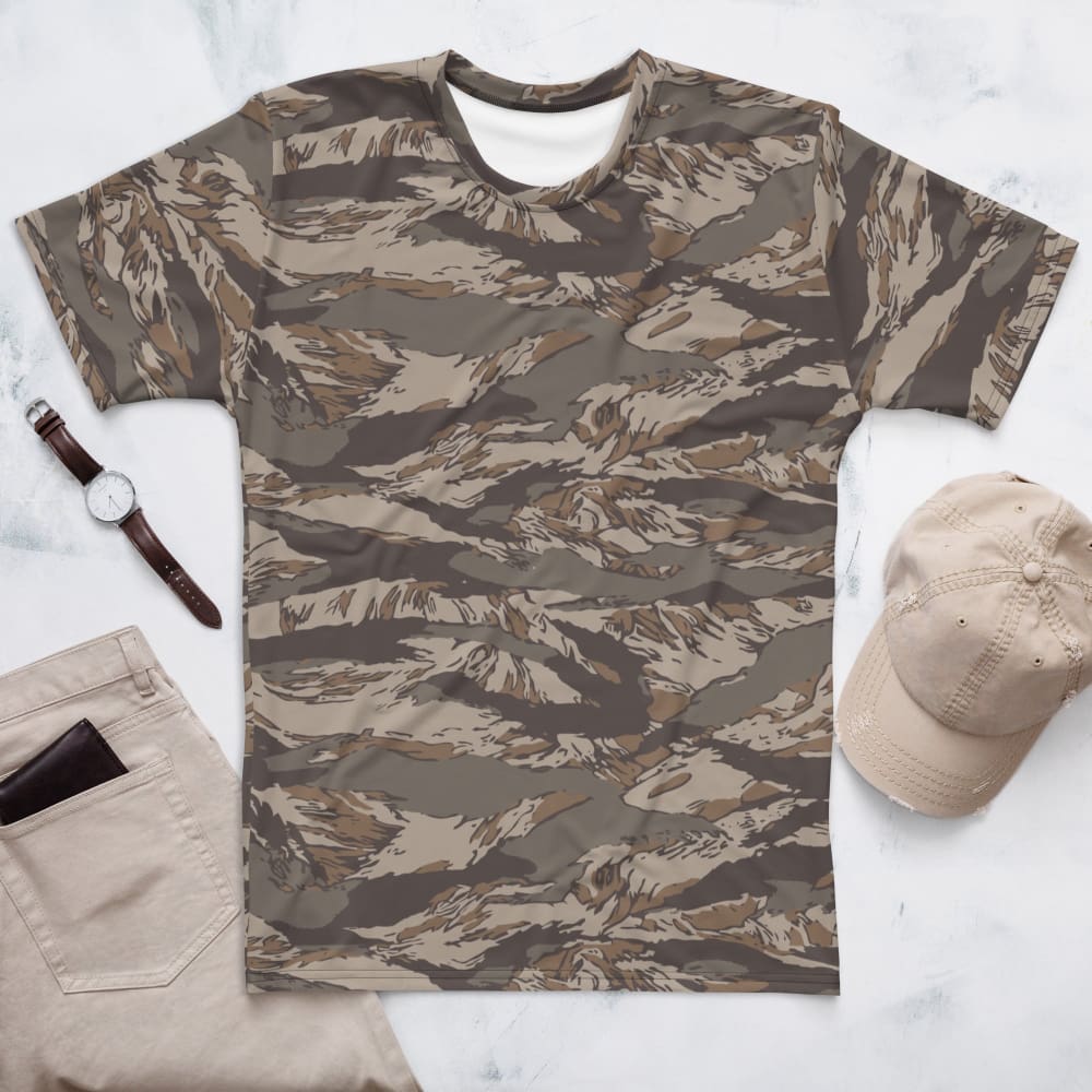 Multi-terrain Tiger Stripe Urban Rubble CAMO Men’s t-shirt - XS