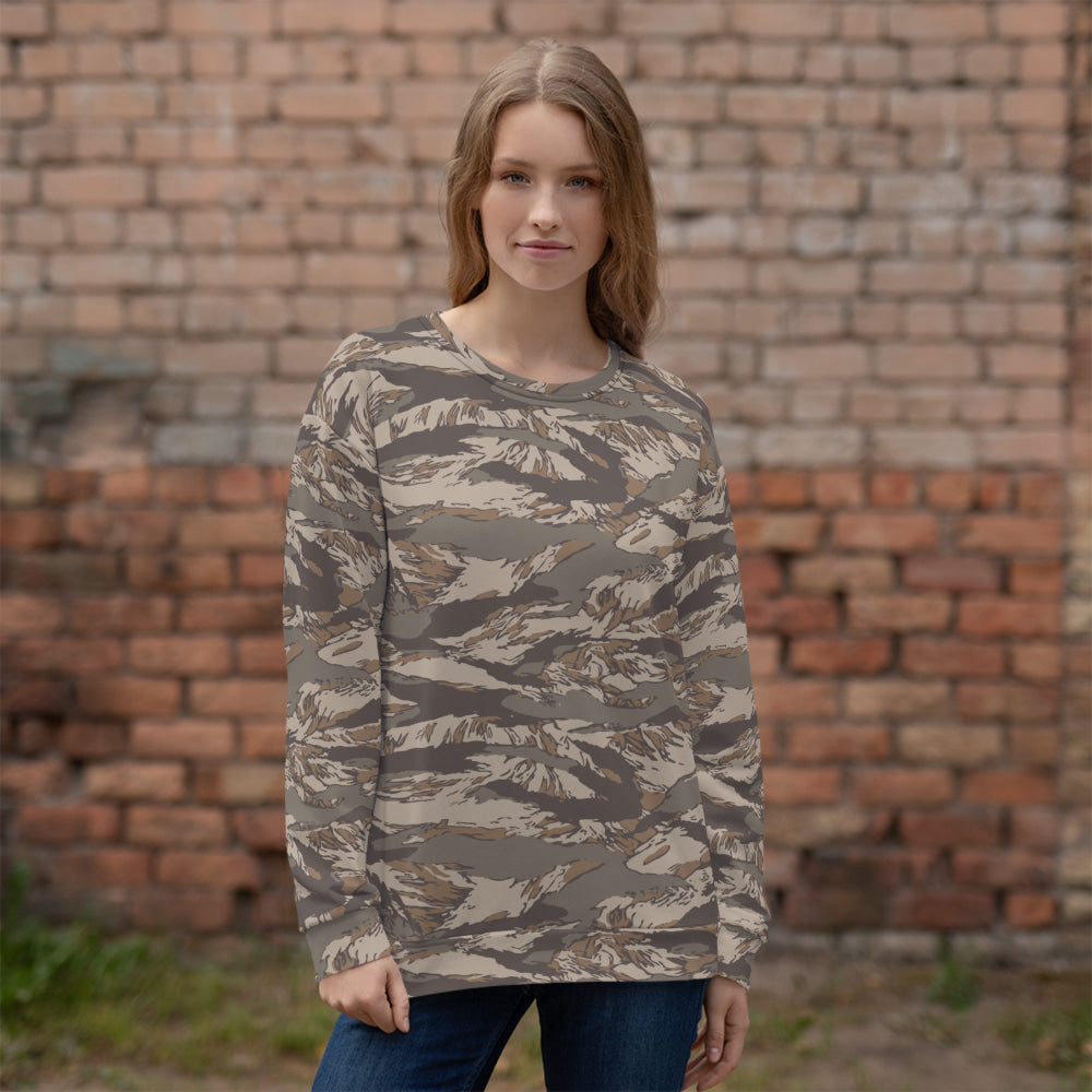 Multi-terrain Tiger Stripe Urban Rubble CAMO Unisex Sweatshirt