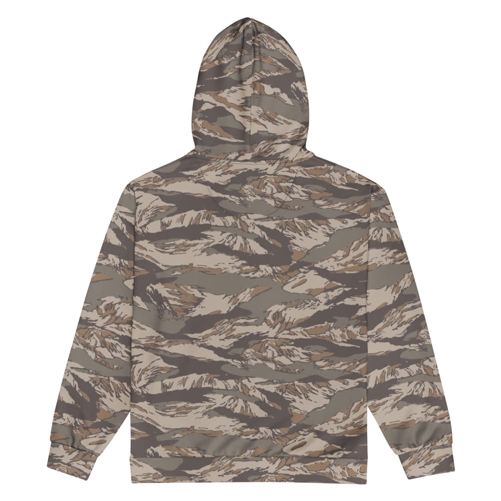 Multi-terrain Tiger Stripe Urban Rubble CAMO Unisex zip hoodie