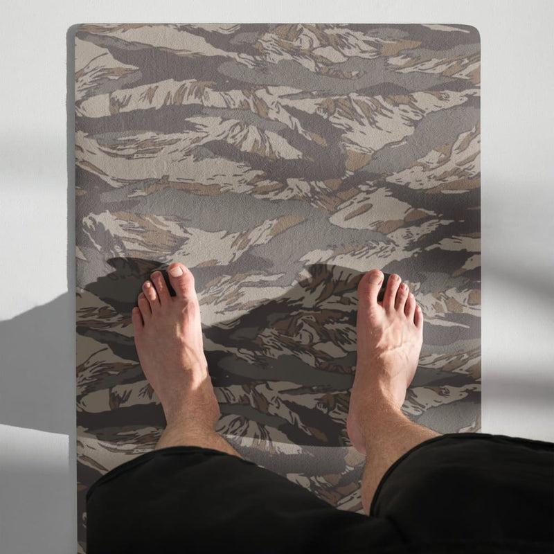 Multi-terrain Tiger Stripe Urban Rubble CAMO Yoga mat