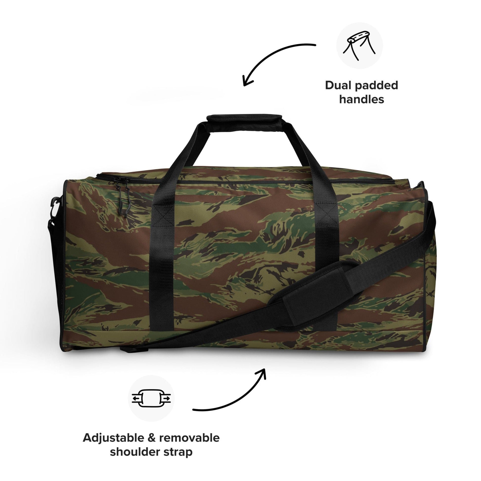 Multi-terrain Tiger Stripe Viper CAMO Duffle bag