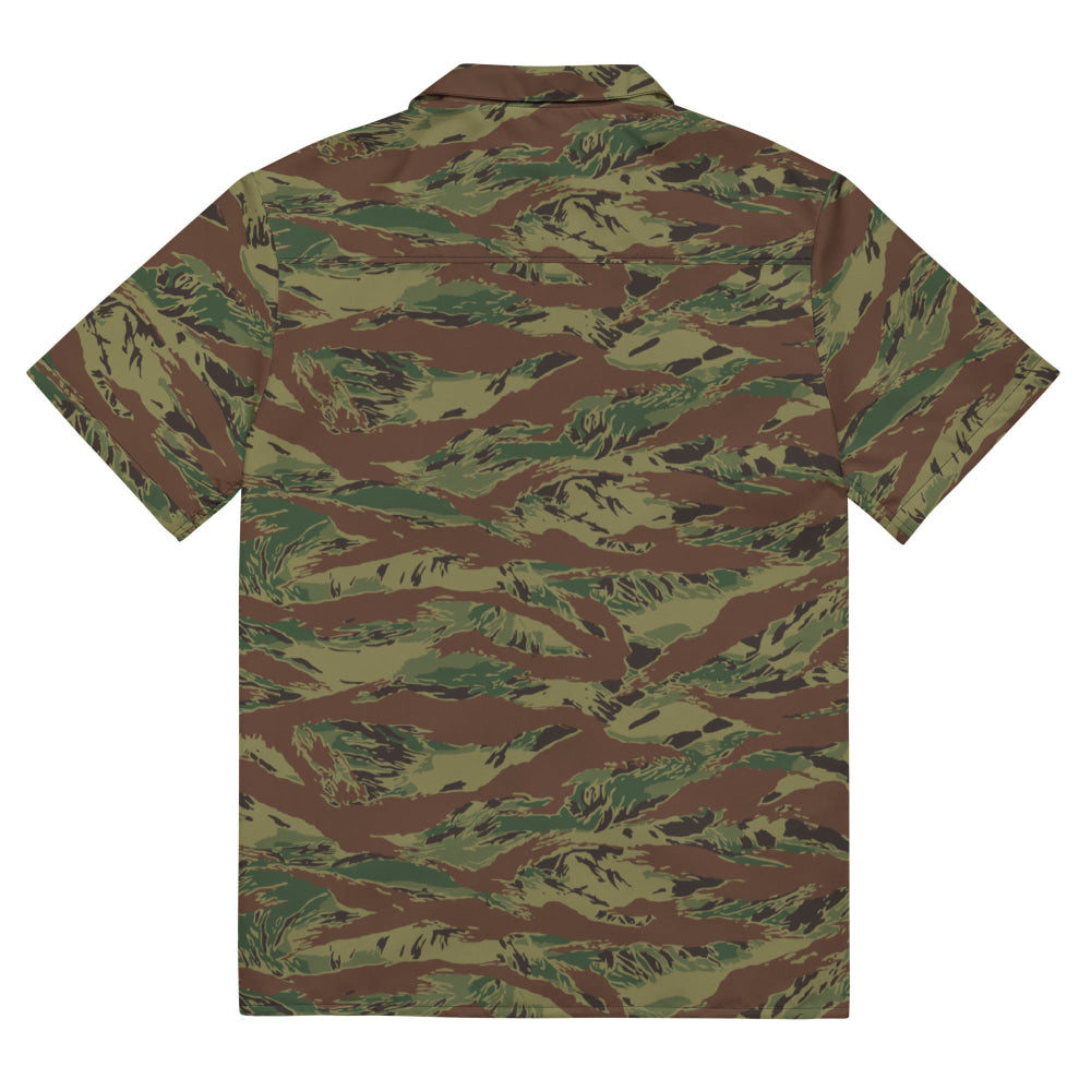 Multi-terrain Tiger Stripe Viper CAMO Unisex button shirt - Button Shirt