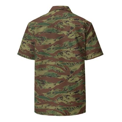 Multi-terrain Tiger Stripe Viper CAMO Unisex button shirt - Button Shirt