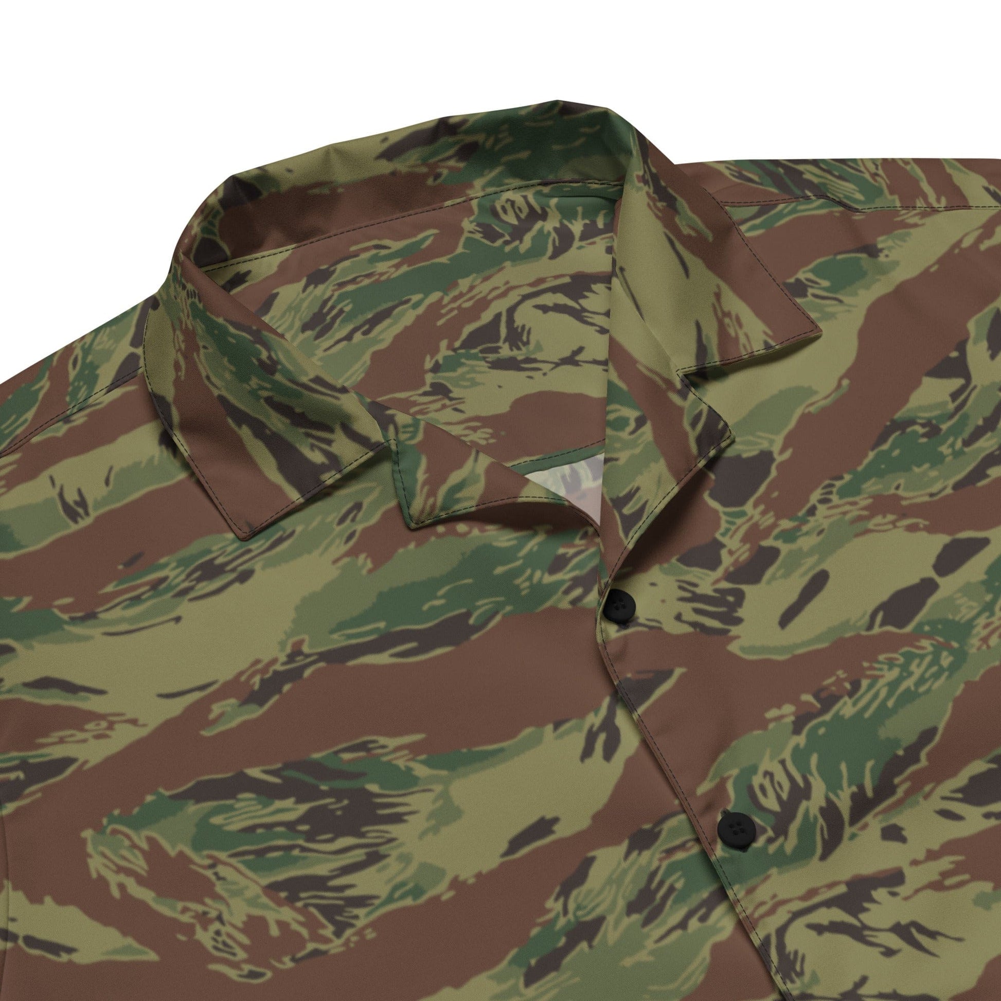 Multi-terrain Tiger Stripe Viper CAMO Unisex button shirt - Button Shirt