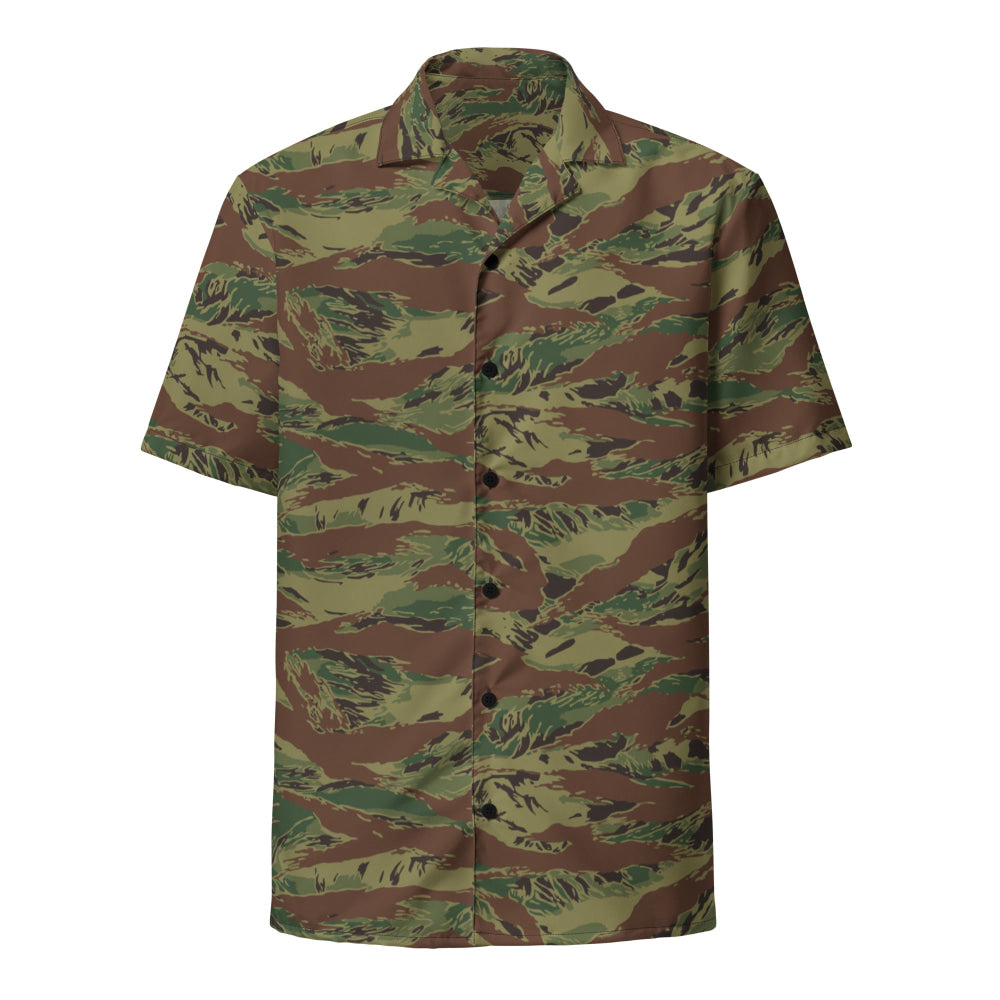 Multi-terrain Tiger Stripe Viper CAMO Unisex button shirt - Button Shirt