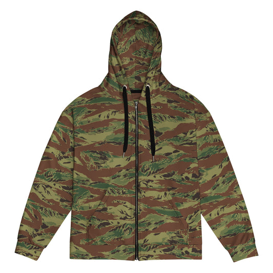 Multi-terrain Tiger Stripe Viper CAMO Unisex zip hoodie - Zip Hoodie