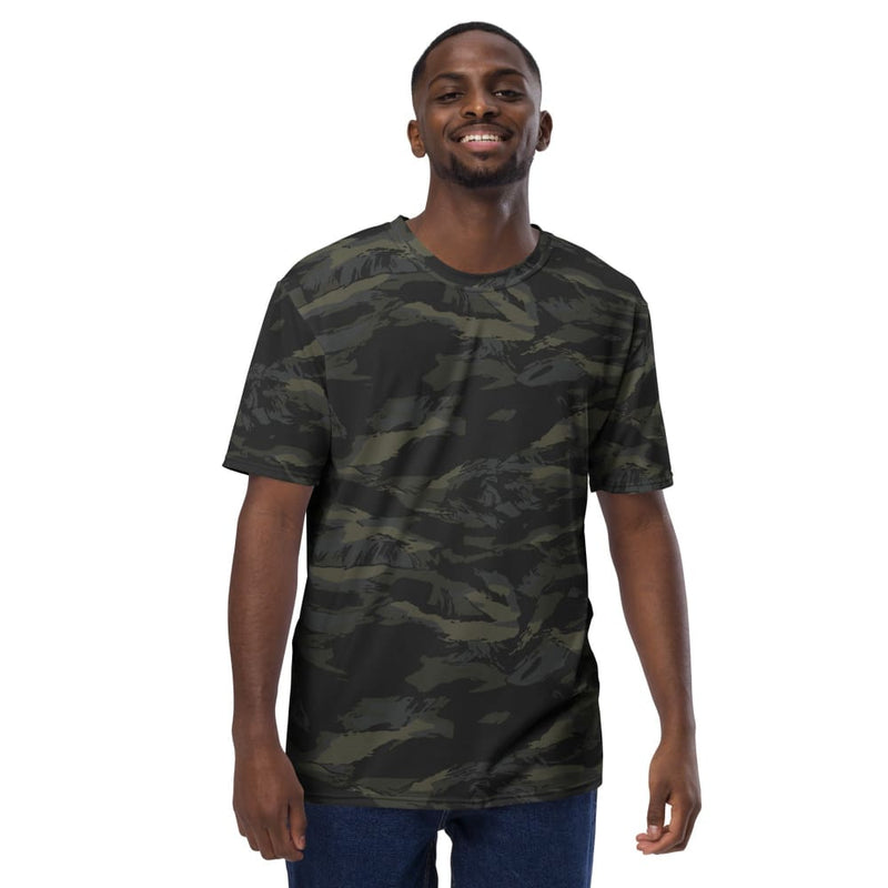 Multi CAMO Tiger Stripe Black Men’s t-shirt